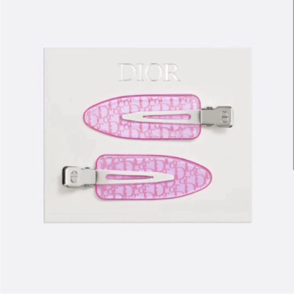 Dior Pink Hair Clips